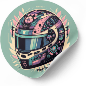 Rituals Race Helmet Sticker 1